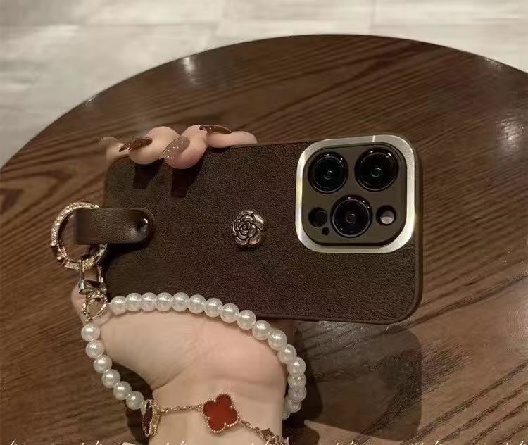 Cama de metal tridimensional manzana 15/16ProMax con patrón de piel Apple 13 para Huawei mate60p