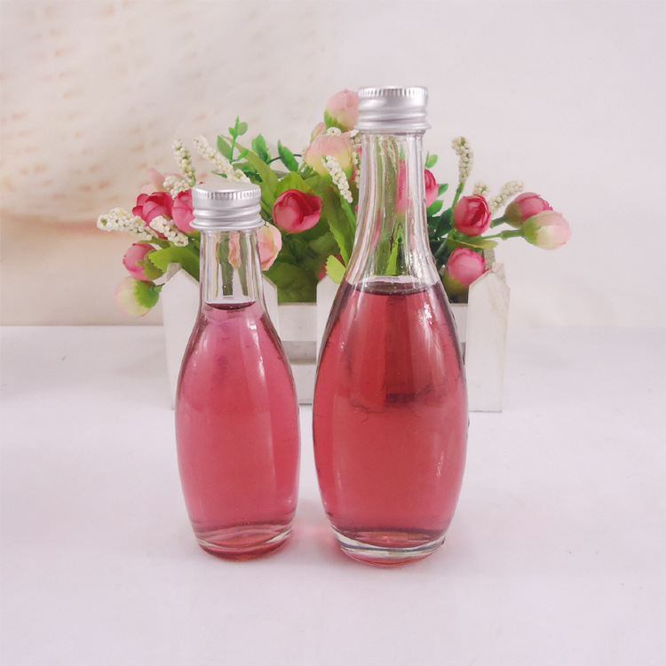 批发50ml100ml透明玻璃小酒瓶洋酒瓶品鉴酒玻璃瓶可丝印logo