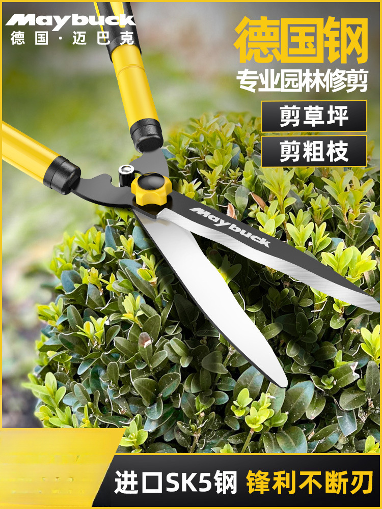 园艺剪刀修枝剪果树园林绿化草坪专用篱笆剪刀花草树木粗枝大剪子