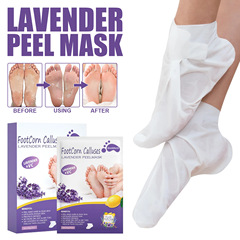 West&Month Lavender Foot Mask: Nourishing, Moisturizing, Foot-Cleansing, Callus-Removing, Anti-Dryness, and Dead-Skin Care Foot Mask