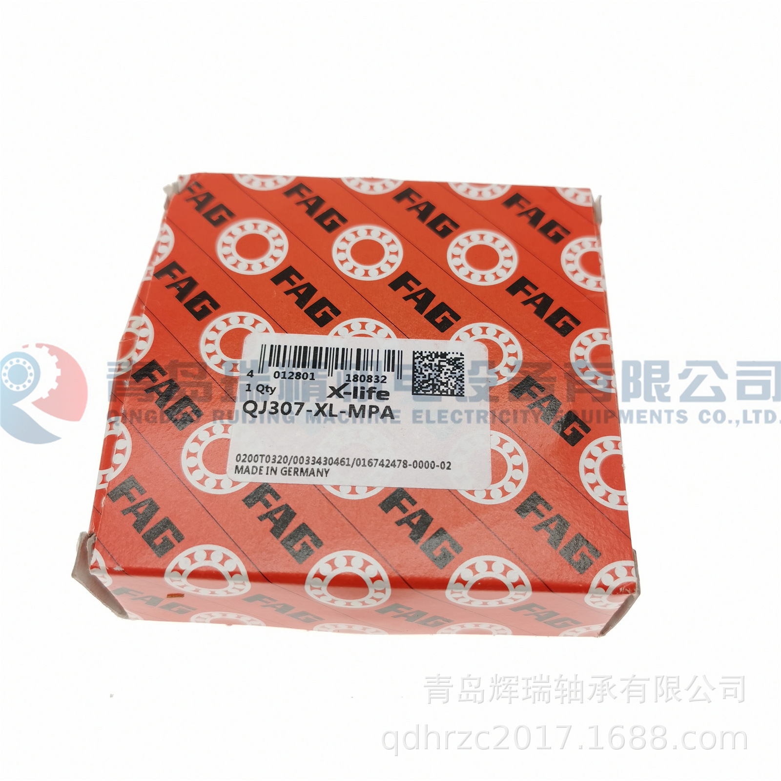 F-A-G 四点角接触球轴承 QJ307-XL-MPA 35mm X 80mm X 21mm