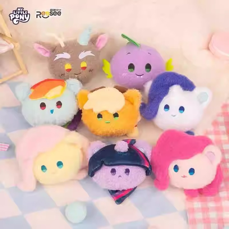 Genuine pony, plush pendant, keychain
