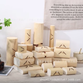 现货简约桦木树皮盒便携式收纳盒茶叶包装盒桦木皮盒软木包装盒