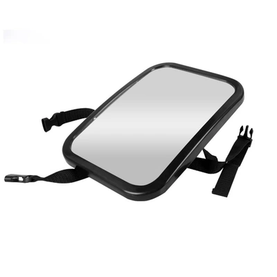 Car Accessories Car Baby Rearview Mirror 360 ° Rotating Children's Car Rearview Mirror, In-Car Baby Rearview Mirror (Large field of view rear view auxiliary mirror) - large-size-with-stand-packed-in-color-box