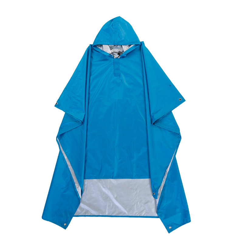Tres en un impermeable mochila montañismo al aire libre senderismo poncho de una pieza unisex multi-funcional ultra-ligero Comercio exterior transfronterizo
