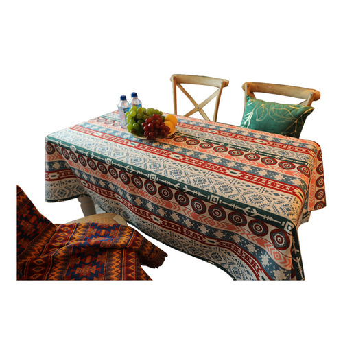 Manufacturer tablecloth wholesale Bohemian coffee table cloth B&B outdoor picnic camping stall live broadcast table cloth