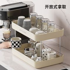 杯子收纳置物架桌面水杯架吧台咖啡茶马克杯轻奢高级厨房整理架子