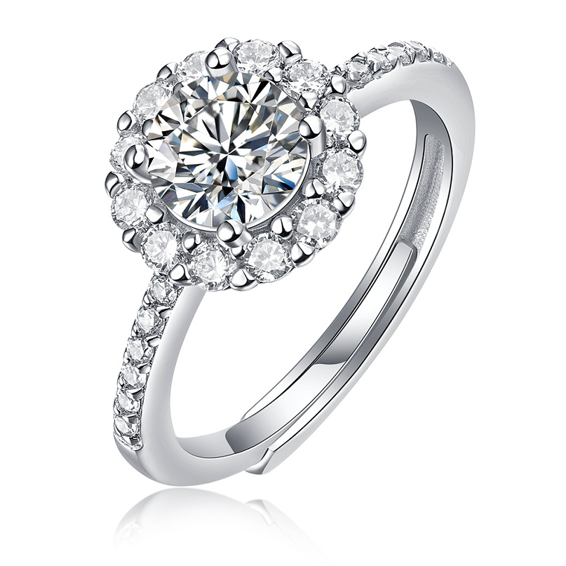 R13164 moissanite 1 carat