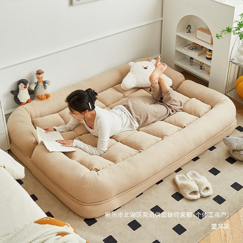 Fábrica directa de perros humanos sofá plegable cama se puede acostar y dormir tatami sofá perezoso doble cama
