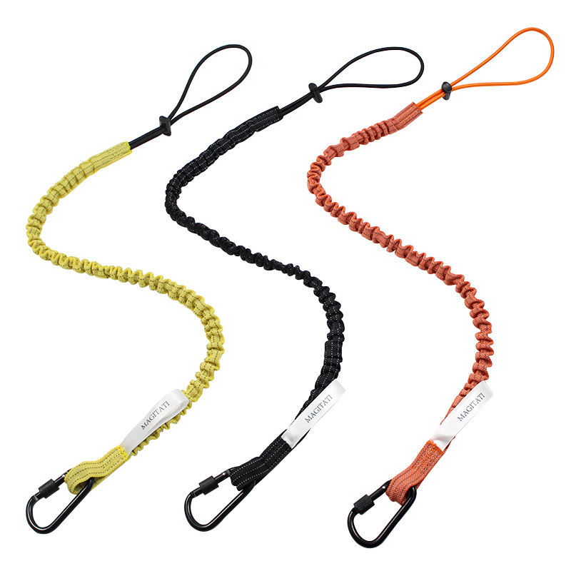 厂家生产户外高空作业五金工具扳手捶子防坠工具绳工作定位保险绳