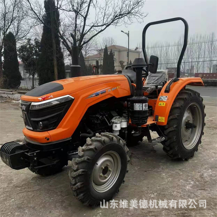全新英轩604大桥拖拉机 四驱四轮多用途旋耕犁地播种机 梭式换挡
