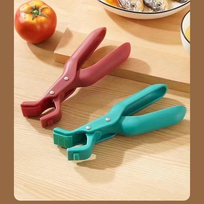 Swiss Anti-Scalding Kitchen Tongs for Pots, Bowls, Plates, Microwave Silicone Tongs, Steaming Pot Tool