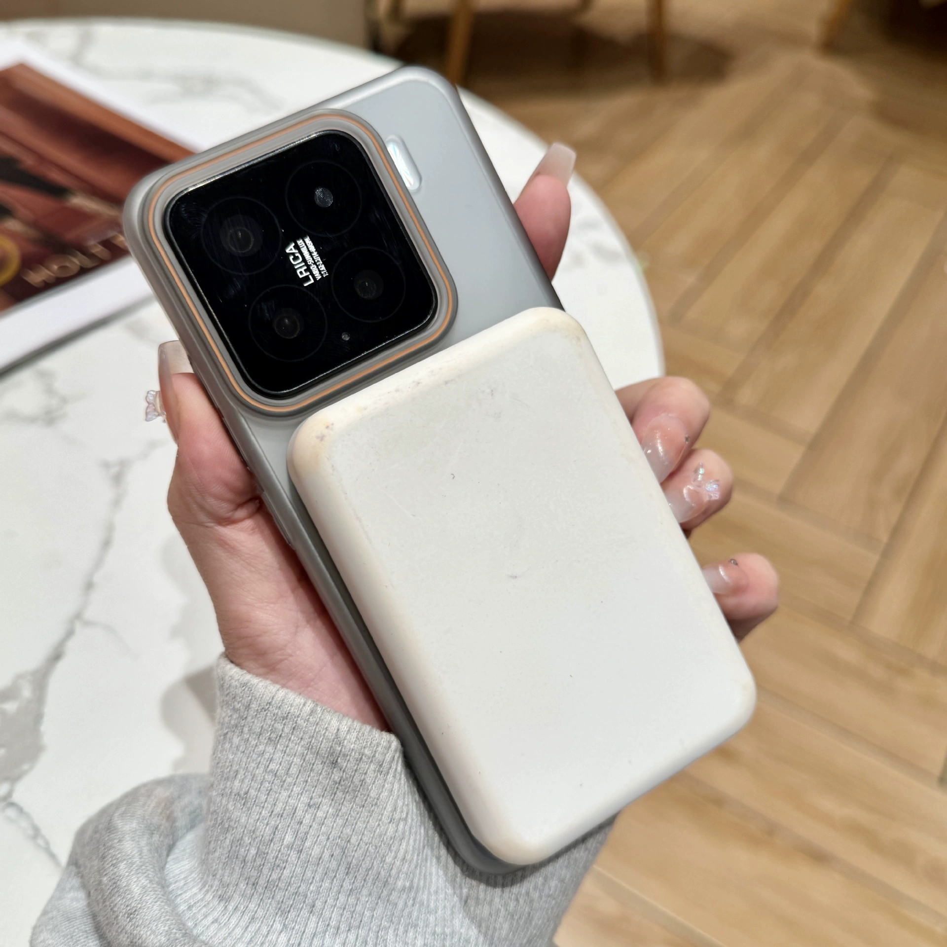 Защита для телефона Xiaomi 17Soft пряжа ледяной туман магнитный корпус для телефона xiaomi15ultra кожа-ощущение матовый ПК прочный защитный кейс