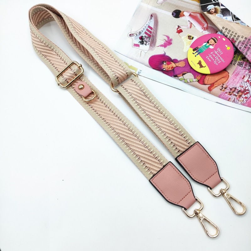 101g Weight Bag Strap Bag Accessories Type 1 Piece, 1 Set Quantity Casual, Daily Occasion Polyester Material Geometric, Leopard Pattern Simple Style, Classic Style Style 1 Piece 1 Set Polyester Geometric Leopard Bag Strap 18