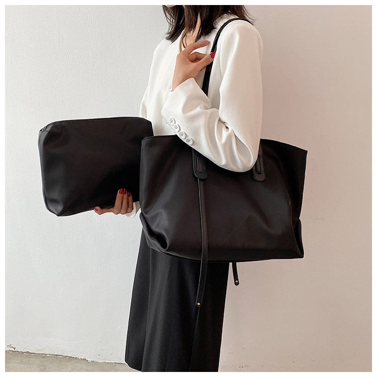Women's Large Capacity Bag Women's New Fashion All-match Shoulder Tote Bag Casual Simple Oxford Cloth Handbag display picture 44