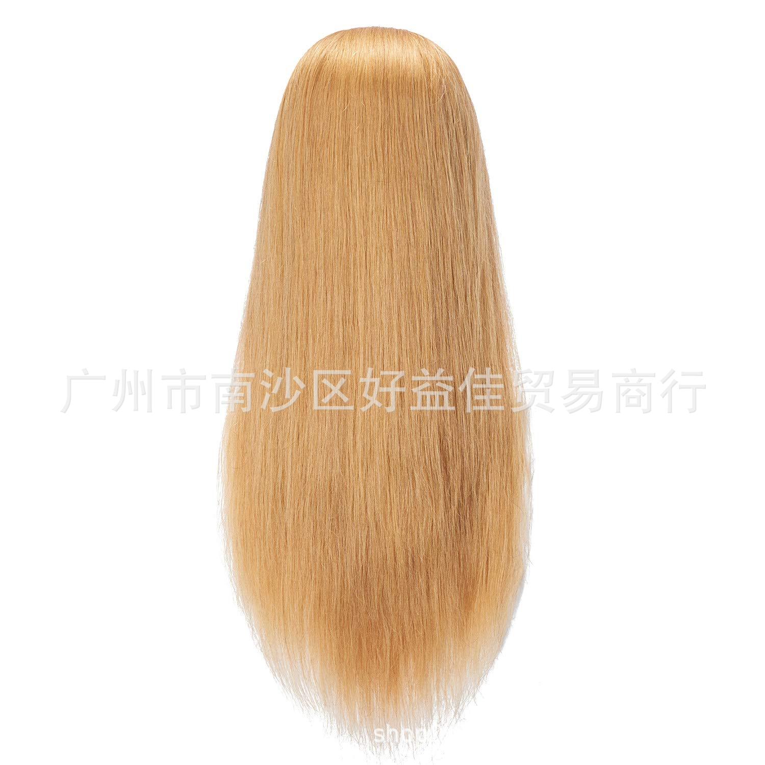 26 pulgadas de cabello humano maniquí de cabeza de hombro de entrenamiento de estilo de cabello maniquí