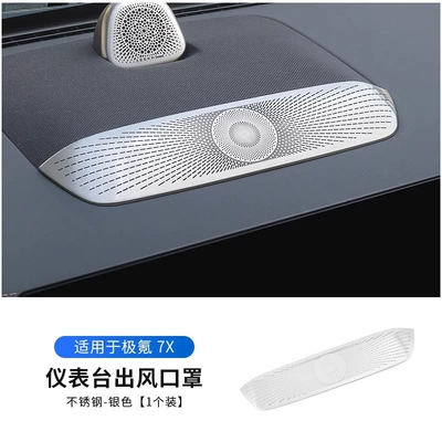 net protection cover changed to decorative — Automobile anti-insect net - jiaojiao-7x-dashboard-air-outlet-protective-cover-silver