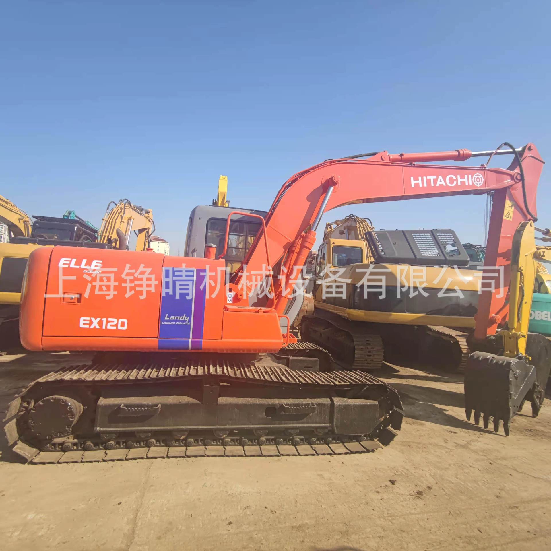 二手现货出口、HITACHI日立EAX120-5  EX120二手挖掘机