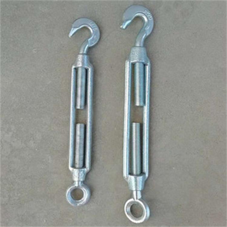 花篮螺丝 镀锌钢丝绳拉紧器开体花兰螺丝螺栓收紧器M4-M12