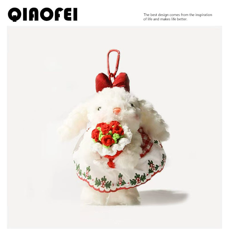 Plush rabbit, doll, backpack accessory, pendant, high-quality style, Birthday gift