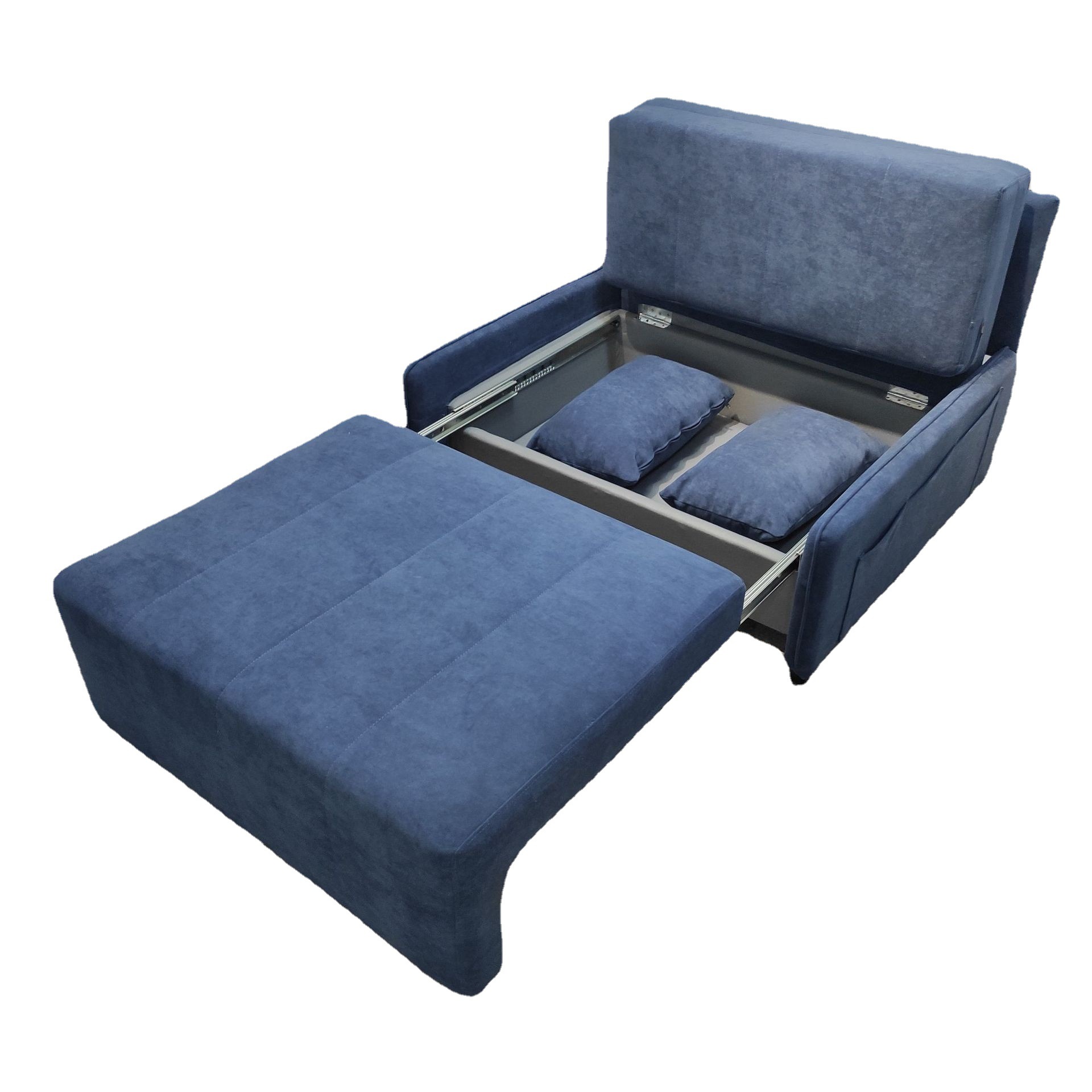 Sofá cama multifuncional de casa pequeña, sofá moderno y simple, sofá cama de seda sin lavado, tecnología de sala de estar