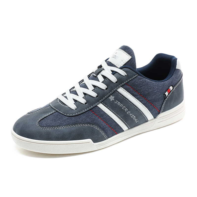 Otoño nuevo tipo de zapatos de hombre Agam jeans transpirables zapatos deportivos casuales de correa baja al aire libre zapatos de skate de hombre