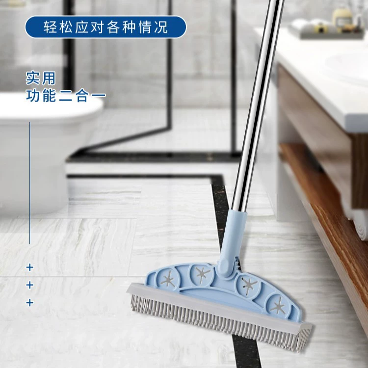 Щетка для чистки, щетка для пола в ванной комнате, щетка для швов пола в ванной комнате с длинной ручкой, силиконовая щетка для чистки углов плитки на полу