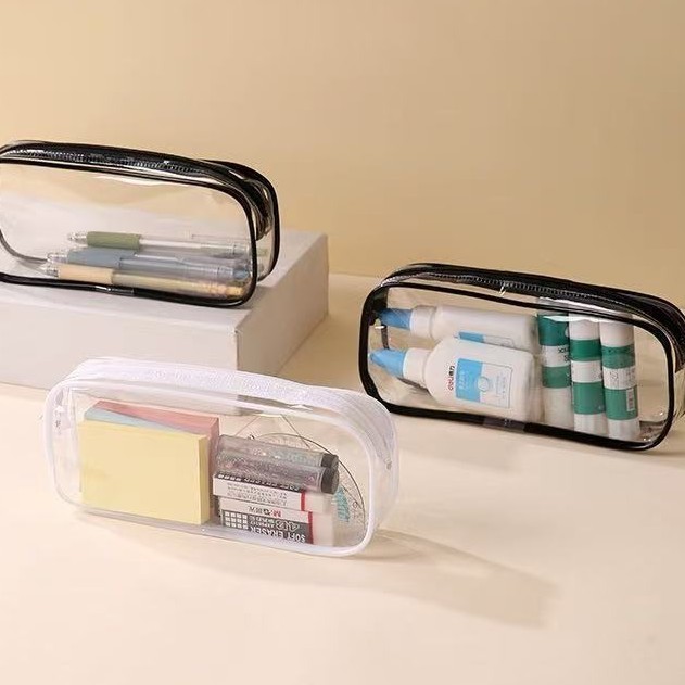 便携透明化妆包旅行洗漱包口红梳子化妆品刷护肤品小号收纳袋笔袋|undefined