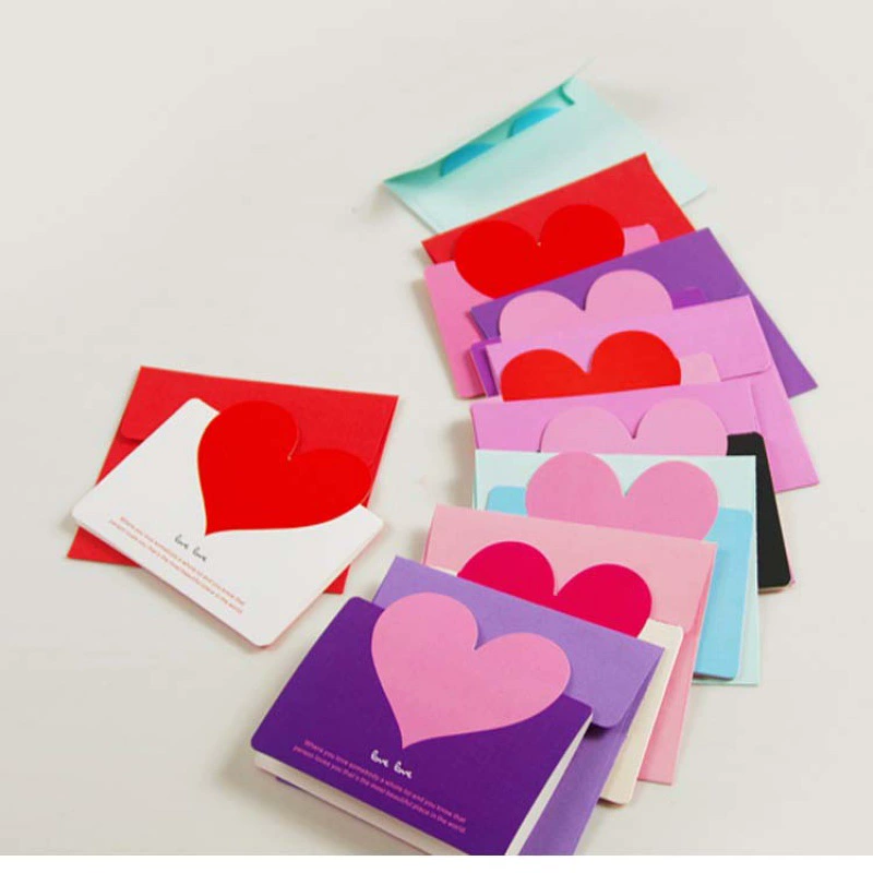 Postcard heart shaped, cards, (Physicals)