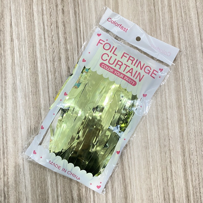 Cortina de lluvia con borlas para bodas, cumpleaños, cortinas para puertas, decoración de salas de boda, cortina de lluvia de 1*2 metros al por mayor para celebraciones de bodas.