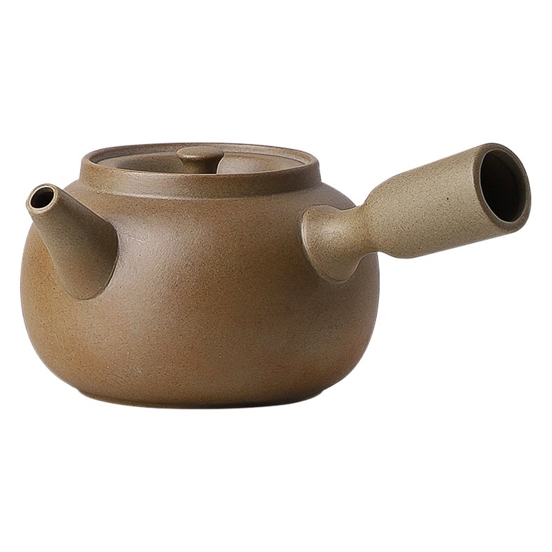 Gres hogar grande tetera mango lateral olla eléctrica japonesa tetera de cerámica Kung Fu juego de té antiguo hervidor de agua