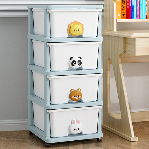 Storage Cabinet Drawer Style Toy Snack Cabinet Household Organizer Storage Cabinet Children's Clothing Storage Box Bedside Cabinet