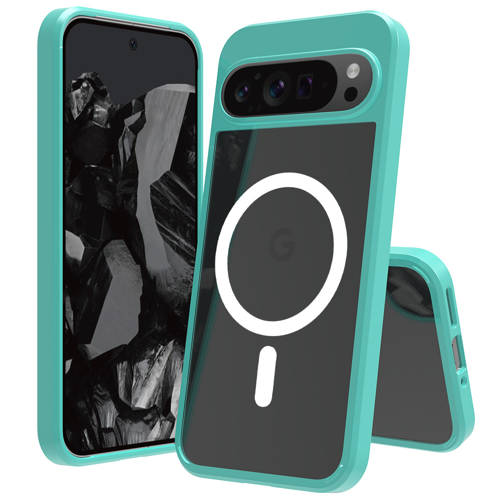 Aplicable a Google pixel10 pro funda para teléfono móvil anticaída magnética pixel10 funda para teléfono móvil con bolsa de aire incorporada dos en uno