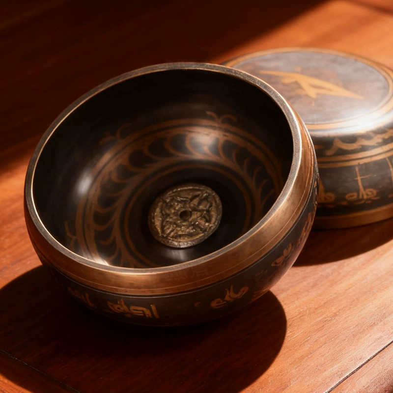 Оптовые поющие чаши, непальские handmade scripture Buddhist sound bowls, чаши звука для йоги медитации Будда, медные колокольчики, тибетские поющие чаши