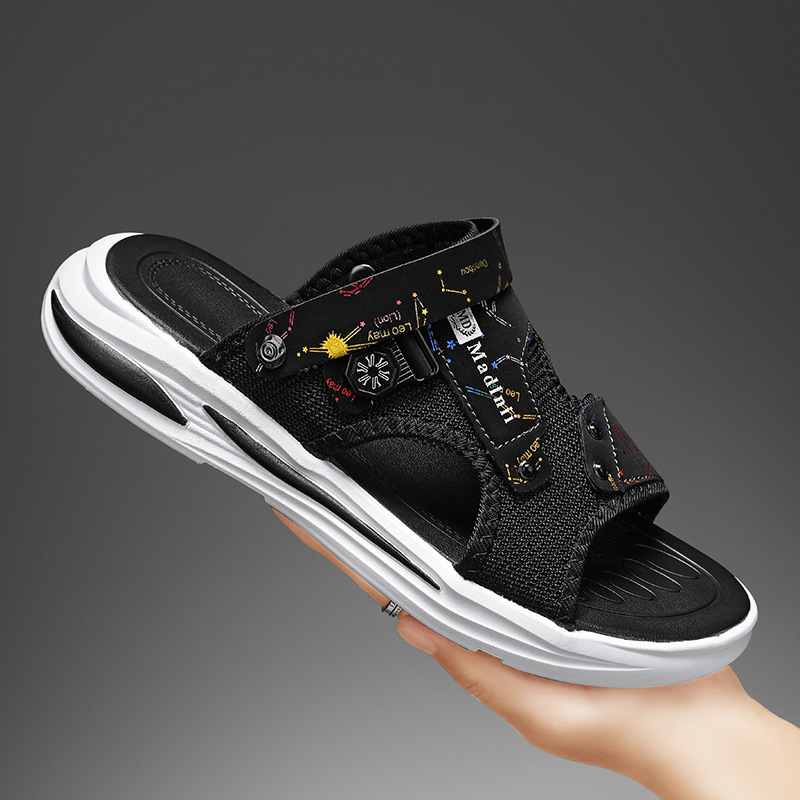 Sandalias para hombres de verano nuevas zapatillas casuales al aire libre zapatillas de playa deportivas antideslizantes image 8