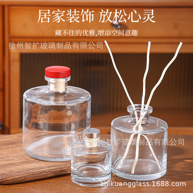 卸売り1000ML 500MLガラス香薫分装瓶室内藤条乾花揮発瓶拡香瓶|undefined