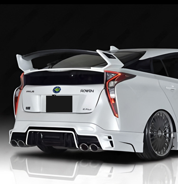 Specially Designed for 03-12 Toyota Prius Zvw30 Rear Wing, Pruis Three-Section Modified Fixed Wind Wing, Roof Wing