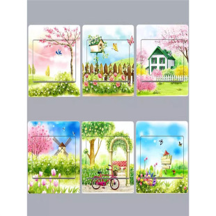Chinese style switch stickers socket stickers wall renovation home room blocking self-adhesive opaque decoration