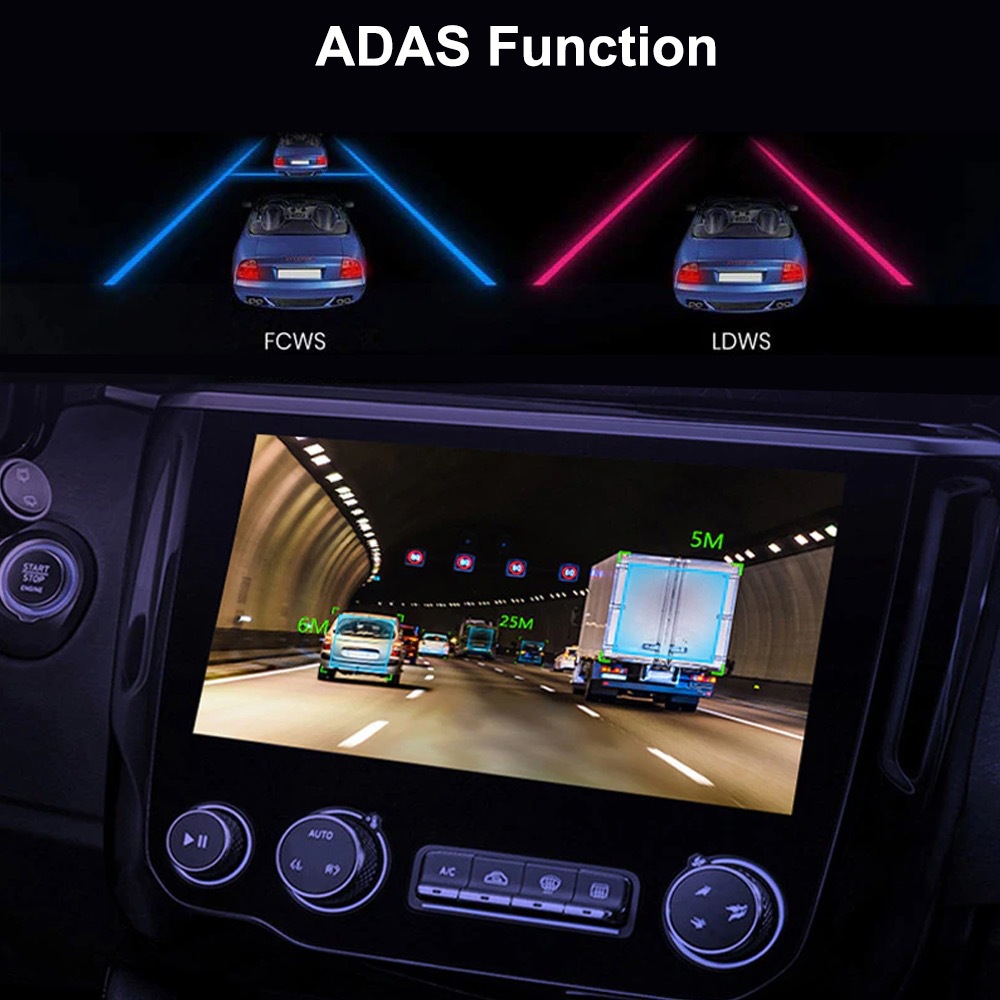 Cross-Border Universal High-Definition Large-Screen Android Navigation Dedicated Adas Hidden USB Digital Dog Driving Recorder