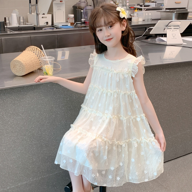 Girls' Dress 2026 New Summer Style Children's Trendy and Super Pretty Princess Dress Summer Dress for Little Girls Girls' Dress 2026 New Summer Style Children's Trendy and Super Pretty Princess Dress Summer Dress for Little Girls