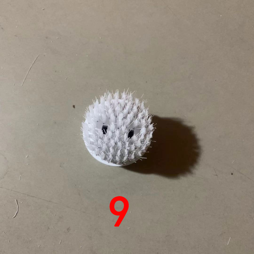 Accesorios de cepillo de limpieza eléctrica de reemplazo de cabeza de cepillo Schneider cubierta de tela cepillo de inodoro cepillo de limpieza doméstico de cuatro piezas conjunto de herramientas cepillo