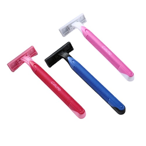 Disposable razor razor women's razor razor armpit hair leg hair pubic hair 3-layer stainless steel blade