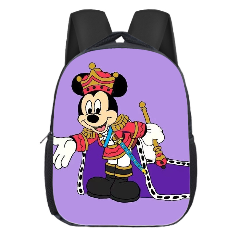 Mochila escolar popular de Mickey para niños, mochila de jardín de infantes, dibujos animados, linda, versátil, para estudiantes de primaria, mochila de gran capacidad, ligera