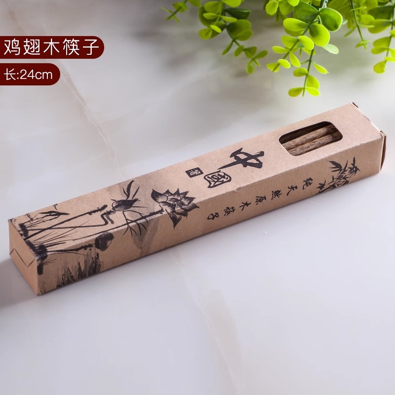 닭 날개 나무 젓가락 10 쌍
