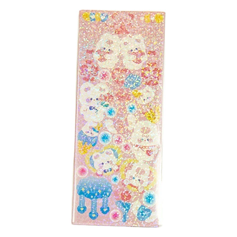 Набор наклеек для планировщика Laser Guka, DIY, милый девичий стиль, декоративные наклейки для планировщика, Guka, возможность персонализации.