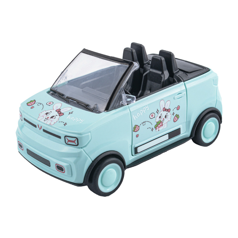 Juguete para niños dibujos animados inercia mini coche deportivo niños y niñas simulación Wuling Hongguang modelo de coche decoración al por mayor