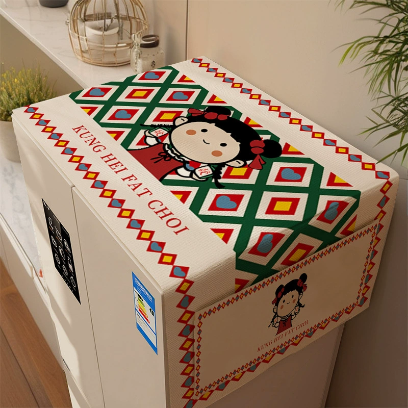 Чехол для холодильника для трансграничной доставки, пылезащитный чехол для домашнего использования, для одинарных и двойных дверей, новый чехол для стиральной машины, чехол для вертикального морозильника