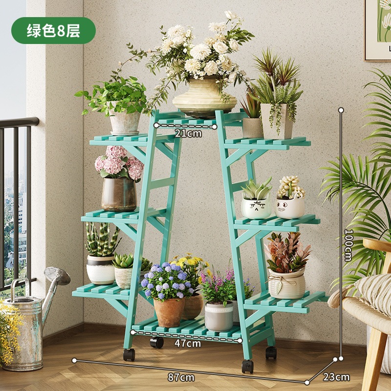 Estantes de maceta de flores de plantas modernas salas de estar tipo piso a piso balcón estantes de flores estantes de flores de Ratán interiores estantes de flores de lujo ligero