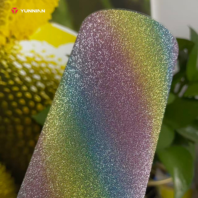 Exploding Rainbow Color Changing Film Cross-Border Wholesale DIY Mobile Phone Film Full Car Color Changing Flash Diamond Film Factory Direct Sales Wholesale