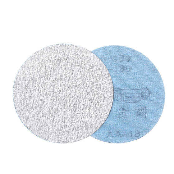 Flocking white sand paper self-adhesive sand paper 4 inch 5 inch woodworking metal polishing polishing dry disc sand paper wholesale factory